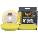 Meguiar's Professional Foam Polishing Pads, M5PFP2 - 5", Yellow (2 pack)