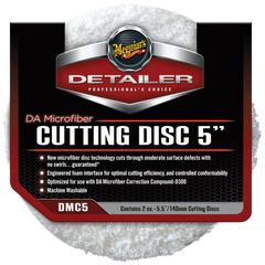 Meguiar's DA Microfiber Cutting Discs, DMC5 - 5" (2 pack)