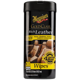Meguiar's Gold Class Rich Leather Cleaner/Conditioner Wipes - 25 Wipes
