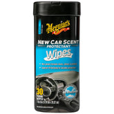 Meguiar's New Car Scent Interior Protectant Wipes - 30 Wipes