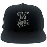Meguiar's "M" Classic Snapback Hat (Black/White)